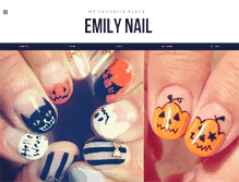 Tablet Screenshot of emilynail.com